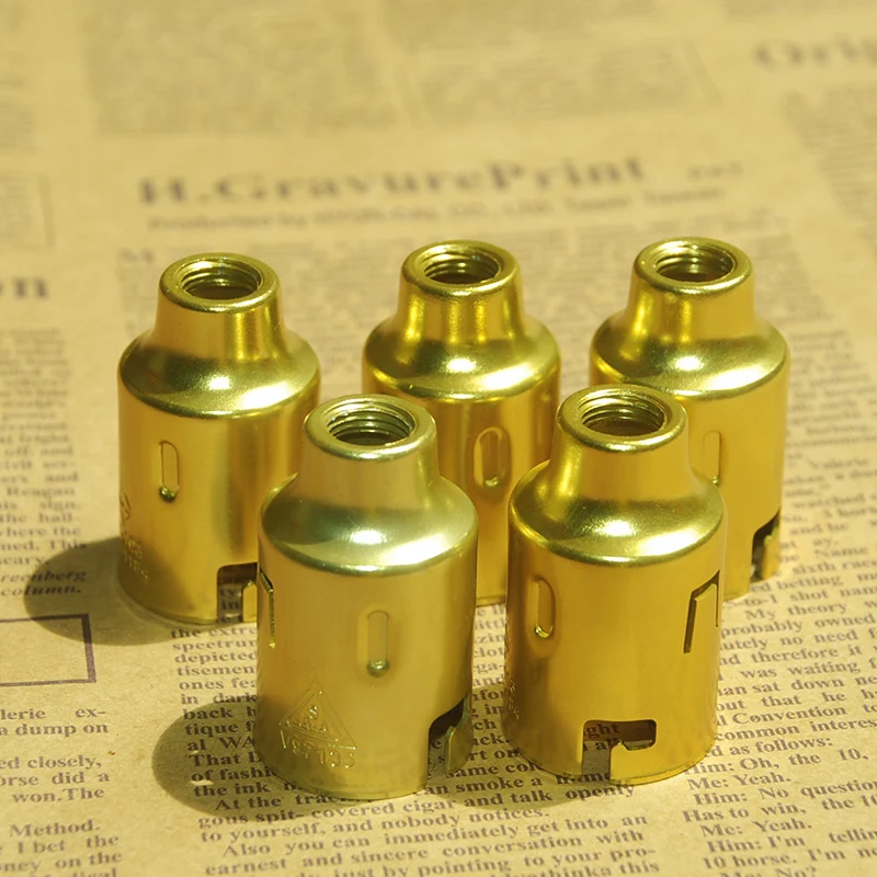 2 шт. винтажный держатель для лампы с золотым покрытием медная Ретро лампа