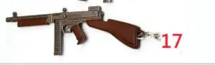 17 HSIC PUBG оружие Kar98K AKM Модель брелок АК 47 игрушки брелоки в виде оружия llaveros chaviro sleutelhanger брелок держатель Drosphipping - Цвет: 17