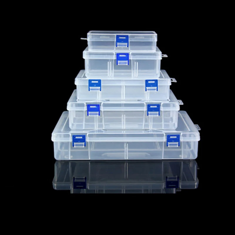 Прозрачная коробка для инструментов пластиковый контейнер пищевых продуктов