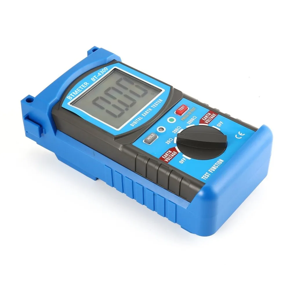 Hp 4300 тестер сопротивления ЖК дисплей цифровой заземления Мегаомметр Megger DC0 ~ 200 В