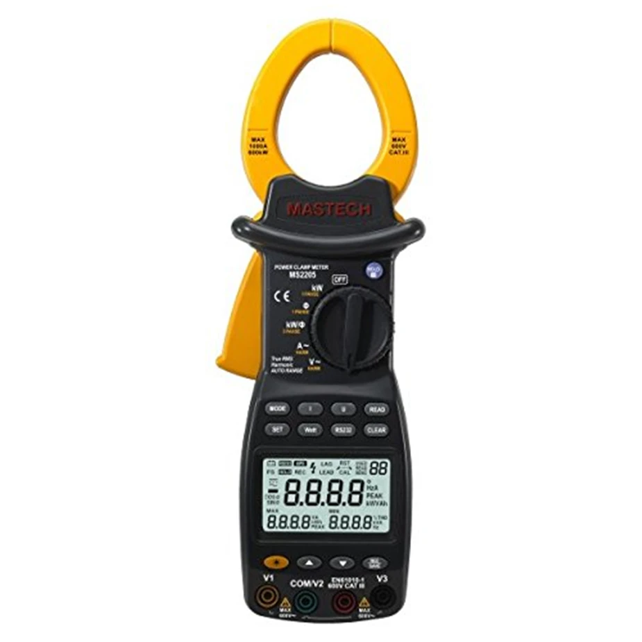 MS2205 Хомут-метр AC RMS активный коэффициент мощности пассивная частота