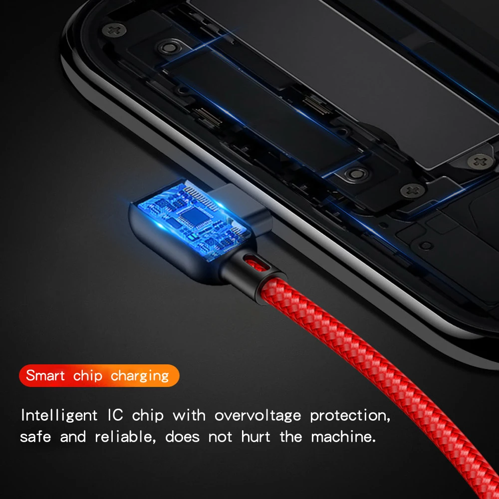 XPAY USB кабель 90 градусов локоть зарядки Cordfor iPhone xs max XR 8 7 6s зарядный для iPad xiaomi huawei