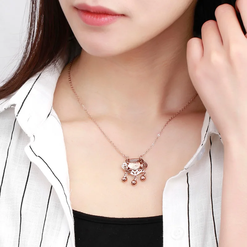 YUN RUO модный бренд Женские Ювелирные изделия розовое золото цвет долговечность