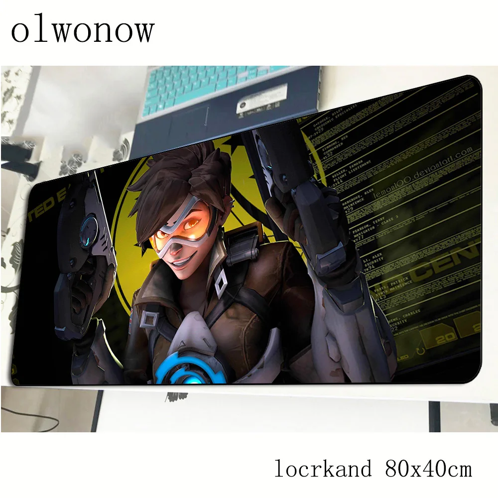 Коврик для мыши ow 800x400x3 мм большой игровой коврик геймерский подарок на Хэллоуин