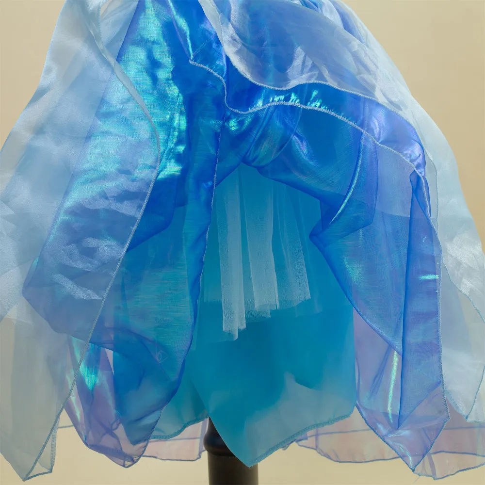 Новинка фантазия синий Menina princesa Infantil Vestido cinderela cendrillon disfraz cenicienta