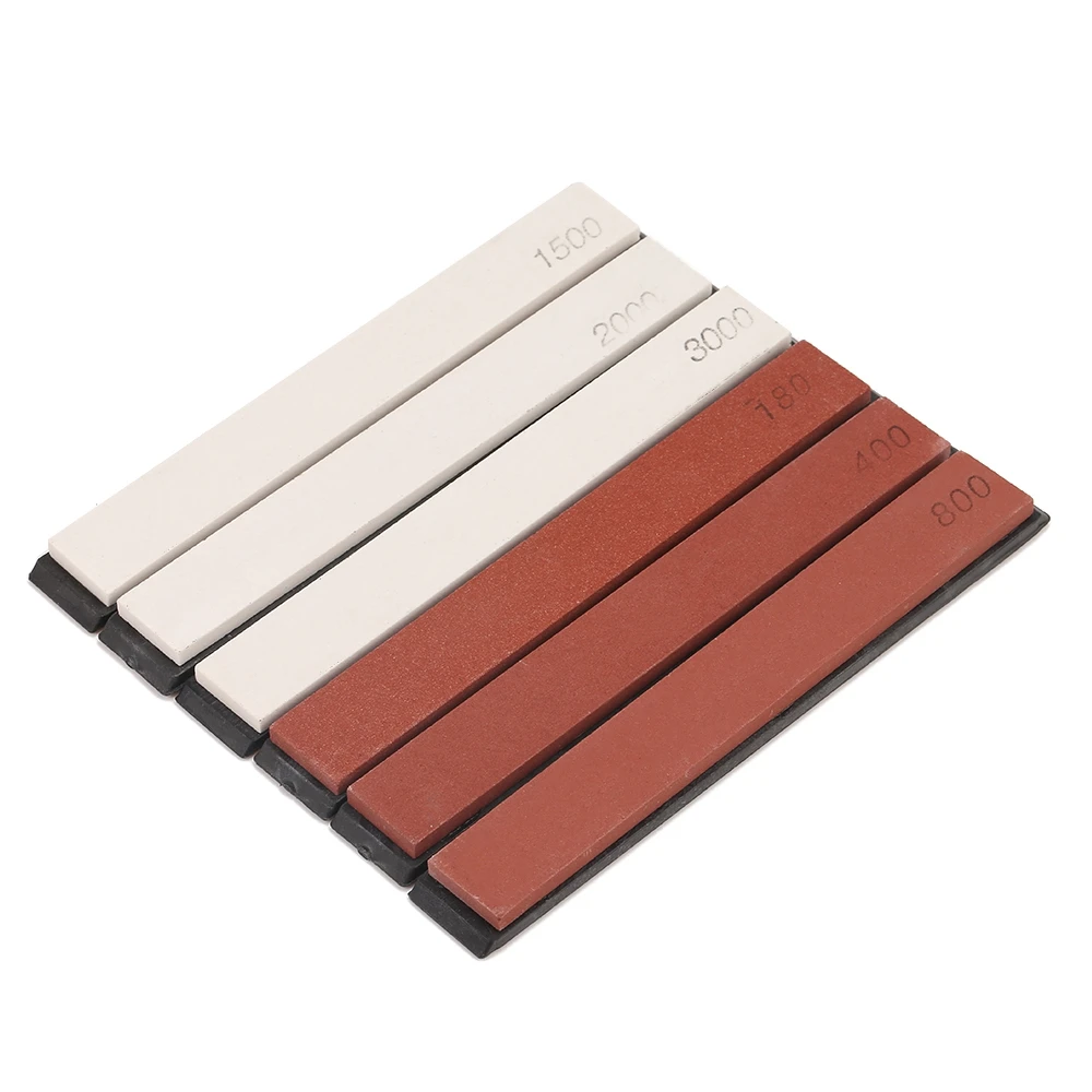 6 шт. зернистый Алмазный точилка для ножей угловой точильный камень