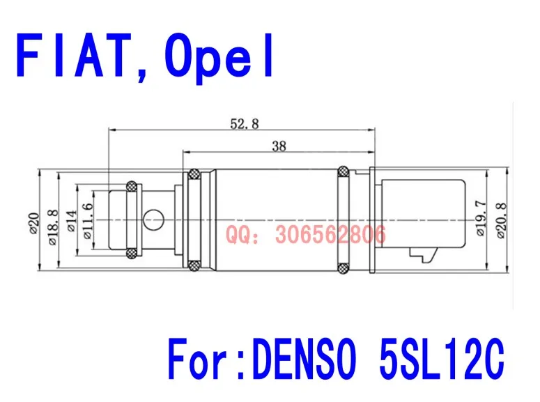 Автомобильный регулирующий клапан компрессора кондиционера Частотный