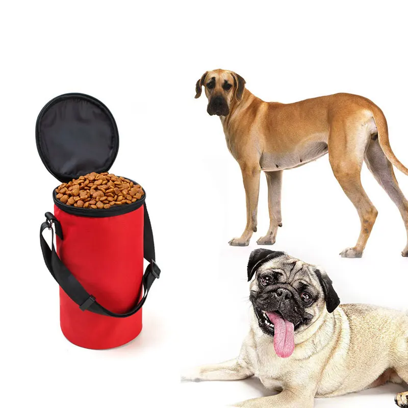 Складная портативная миска для путешествий собак водонепроницаемая сумка