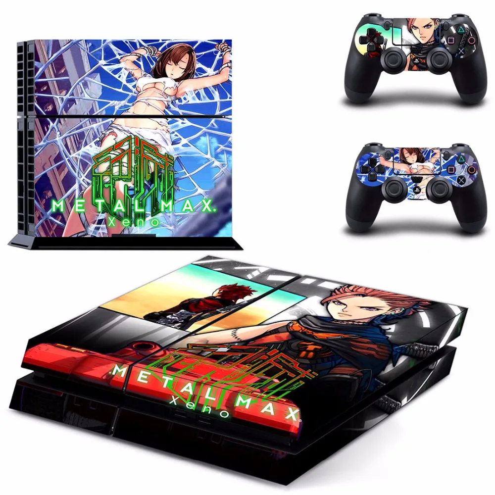 Игра металлический Max XENO PS4 переводная картинка наклейка для Sony PlayStation 4 консоли и 2