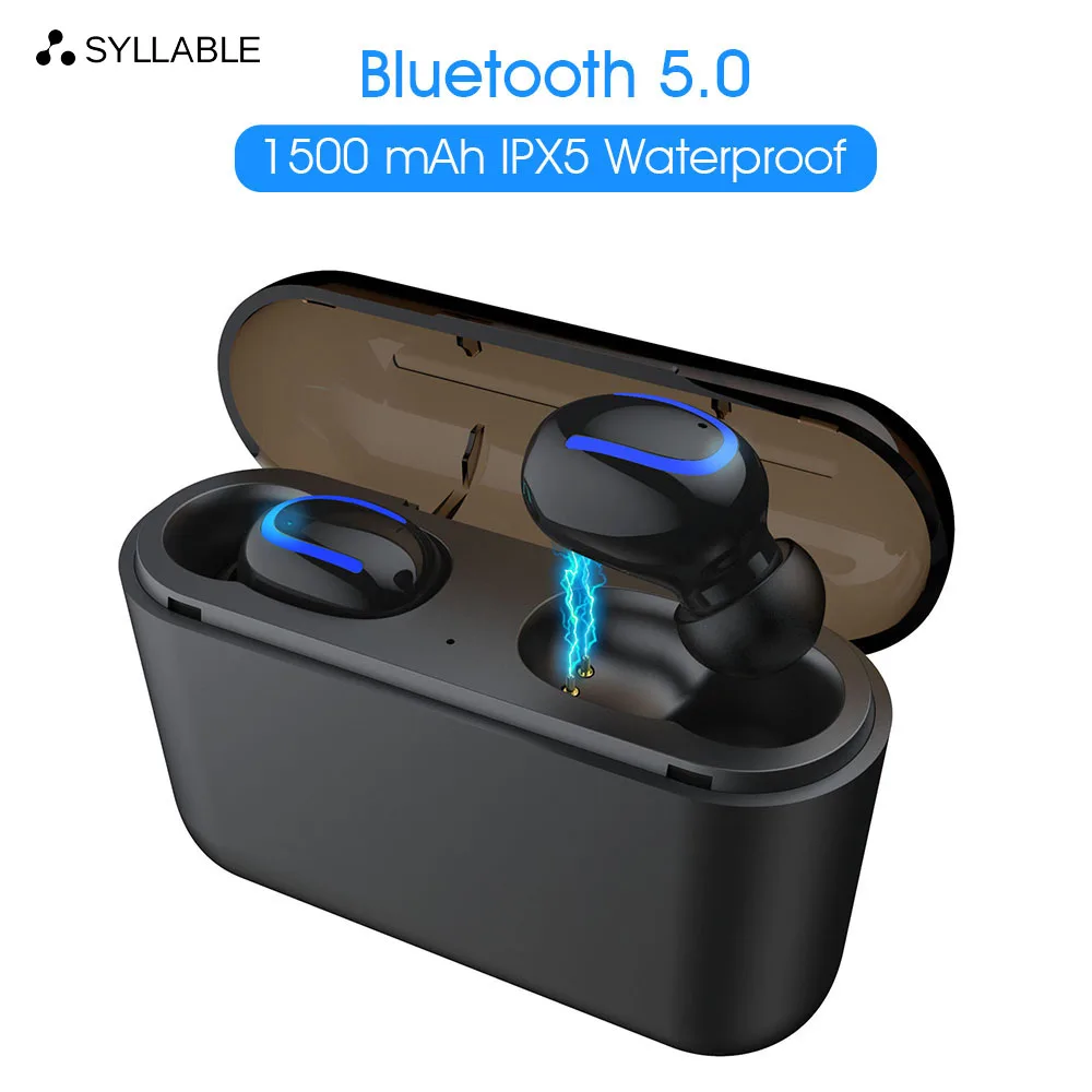 Оригинальный слог HBQ Q32 наушники вкладыши TWS Bluetooth V5.0 мини Беспроводной спортивные