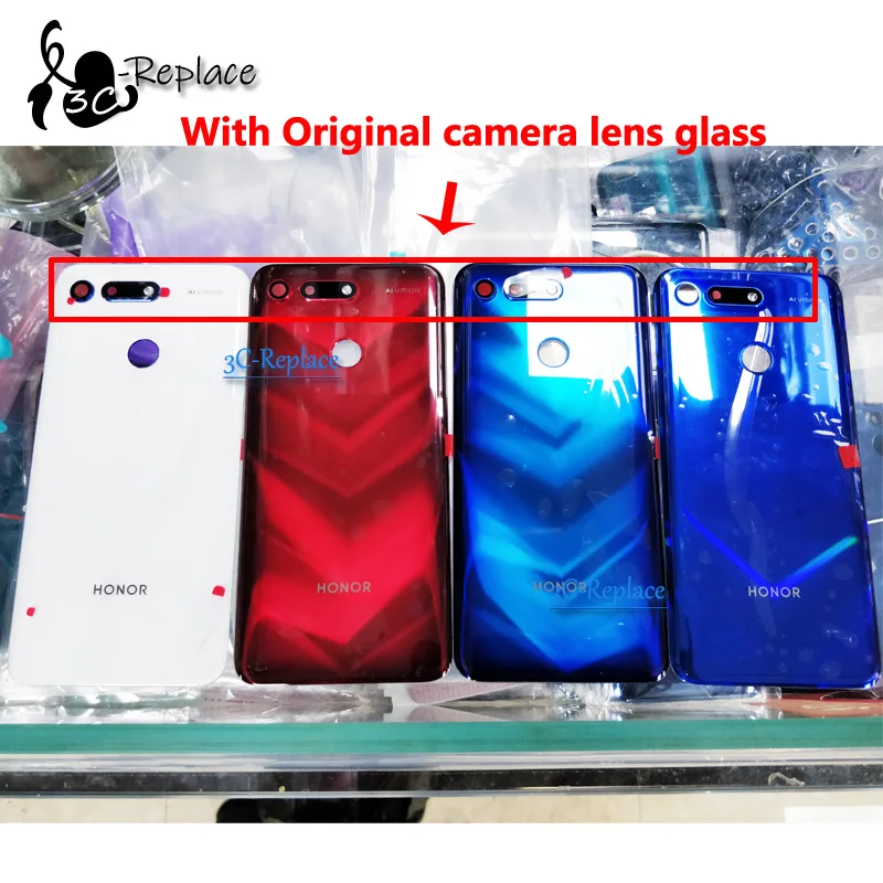 Для huawei Honor V20/для huawei Honor View 20 запасная стеклянная задняя крышка батарейного отсека задняя крышка
