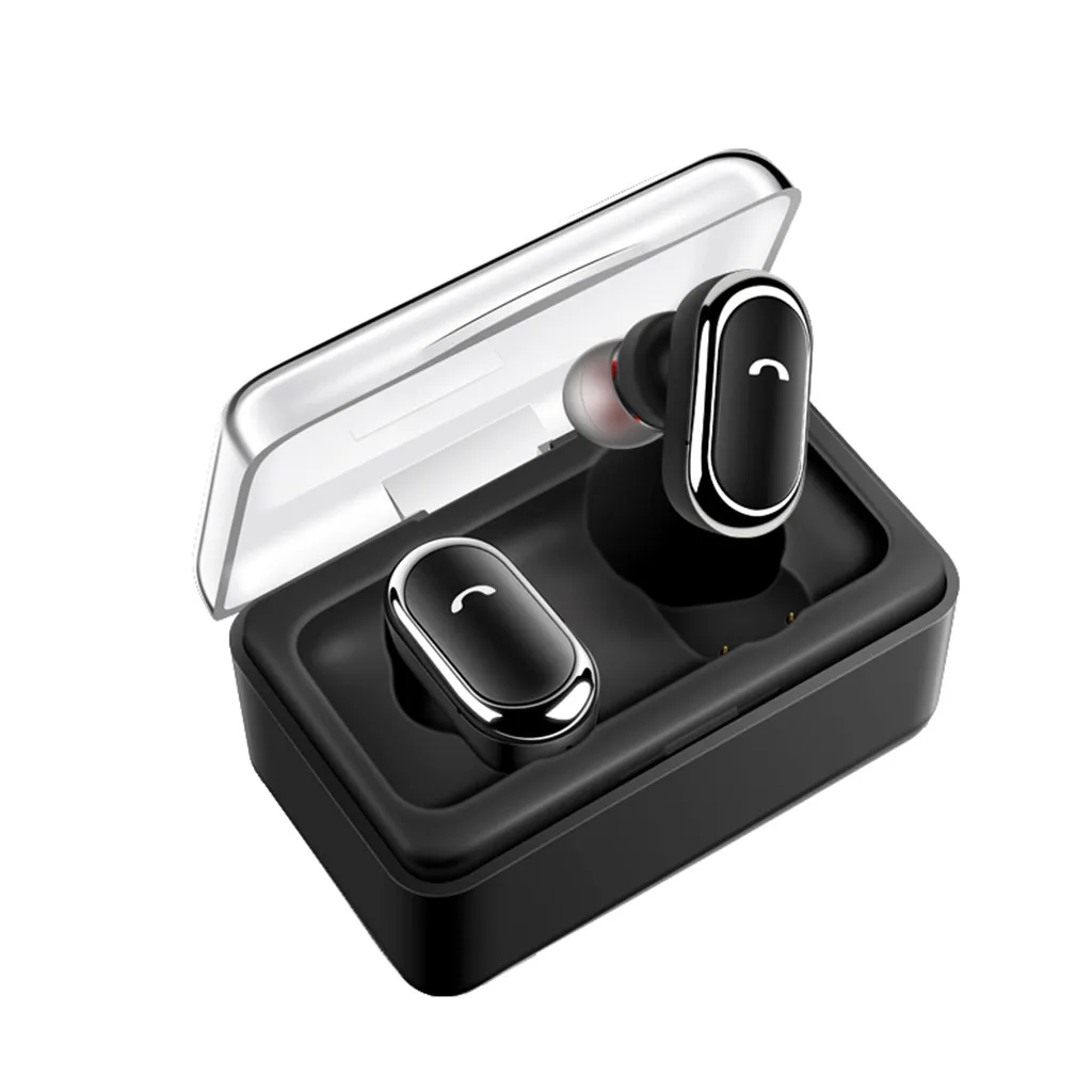 Mini Twins настоящие Беспроводные спортивные наушники Bluetooth наушники-вкладыши стерео наушники с зарядным устройством универсальная Скрытая форма мини