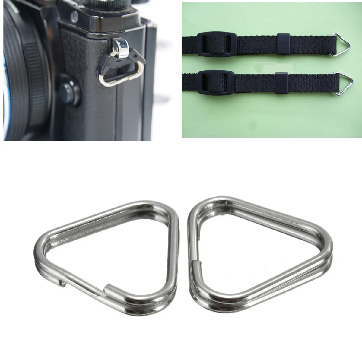 Сменные Металлические хромированные кольца для камеры 2 шт. ring gasket hook assemblyring carbide