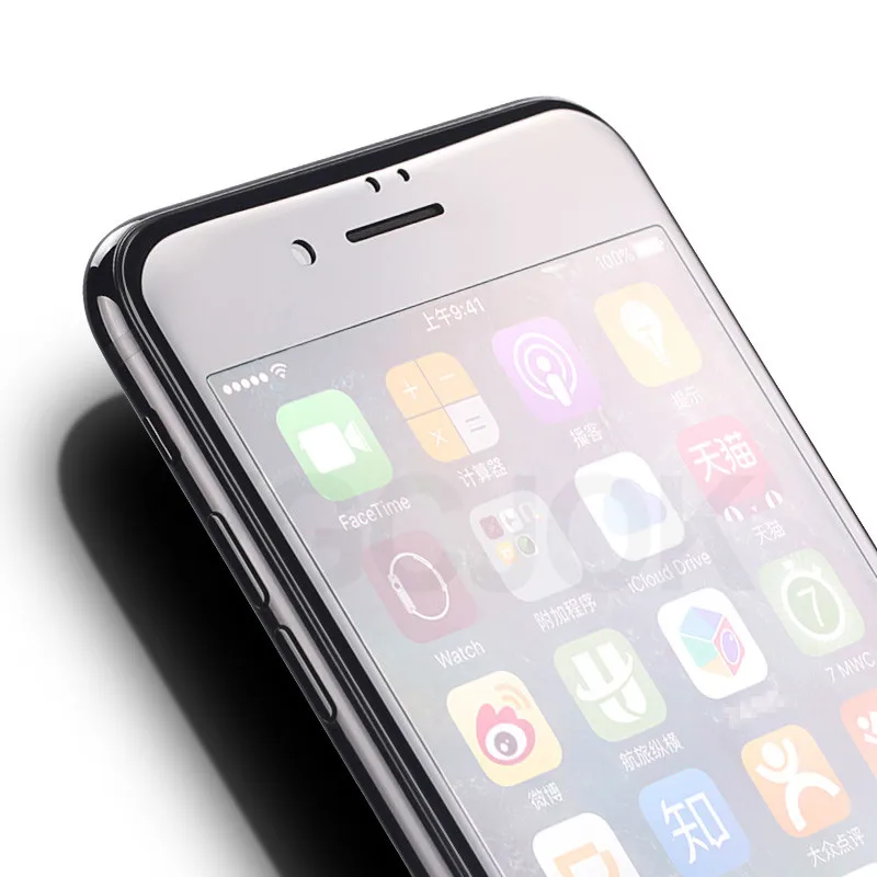 9D изогнутое полное покрытие закаленное стекло для iPhone 7 8 6 6S Plus Защита экрана для iPhone X XR XS Max защитная Пленка чехол