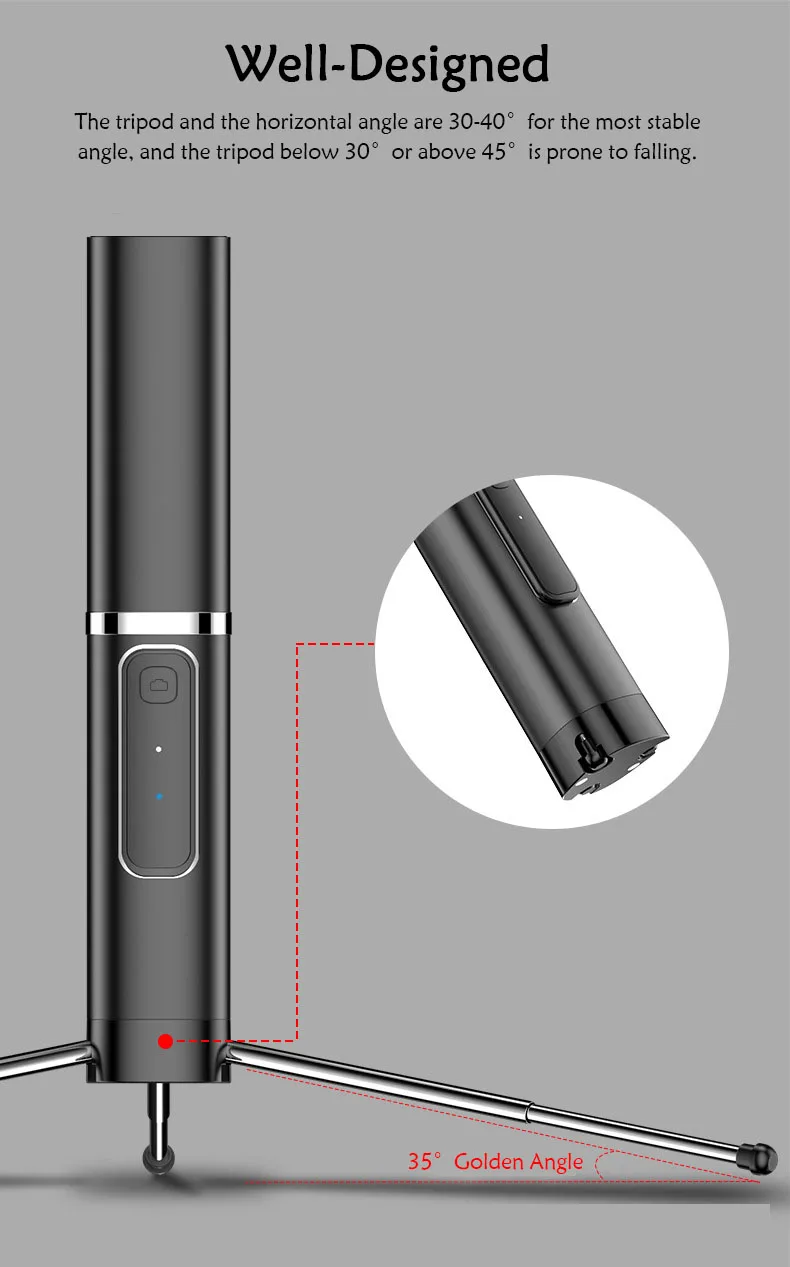 1 шт. портативный Bluetooth с кнопкой палка для селфи встроенный штатив телефон кронштейн Bluetooth пульт дистанционного управления для Iphone huawei Xiaomi