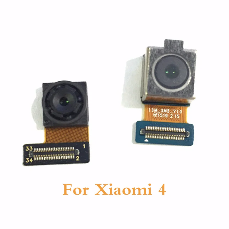 

10pcs/lot front small facing camera & back camera rear camera For Xiaomi 4 Mi4 M4 replacement