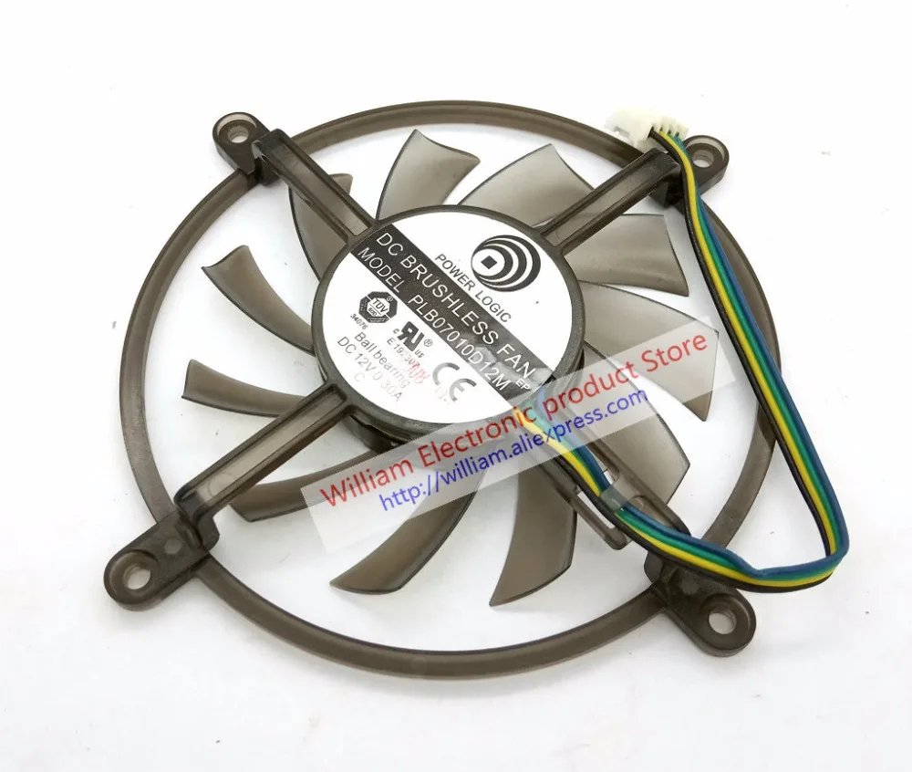 Оригинальный охлаждающий вентилятор для видеокарты ZOTAC PLB07010D12M R127010DM DC12V 0.30A|graphics