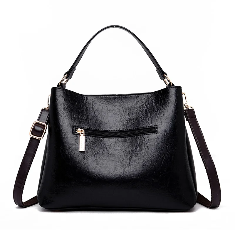 Женские качественные кожаные сумки мессенджеры с двумя плечевыми ремнями через