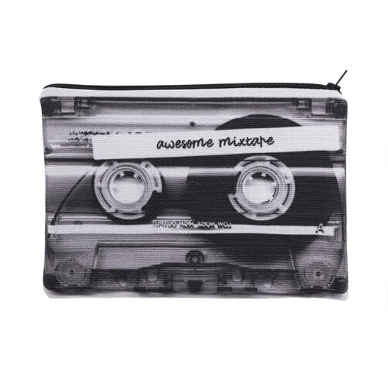 Панда/смешанная лента 3D печать косметичка 2018 женская органайзер для