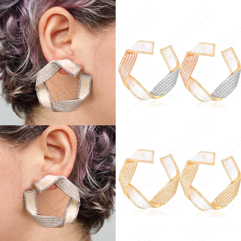 Missvikki букле d'oreille femme уникальные серьги Подвески Серебро 925 оригинальные серьги гвоздики для женщин Повседневные Вечерние аксессуары