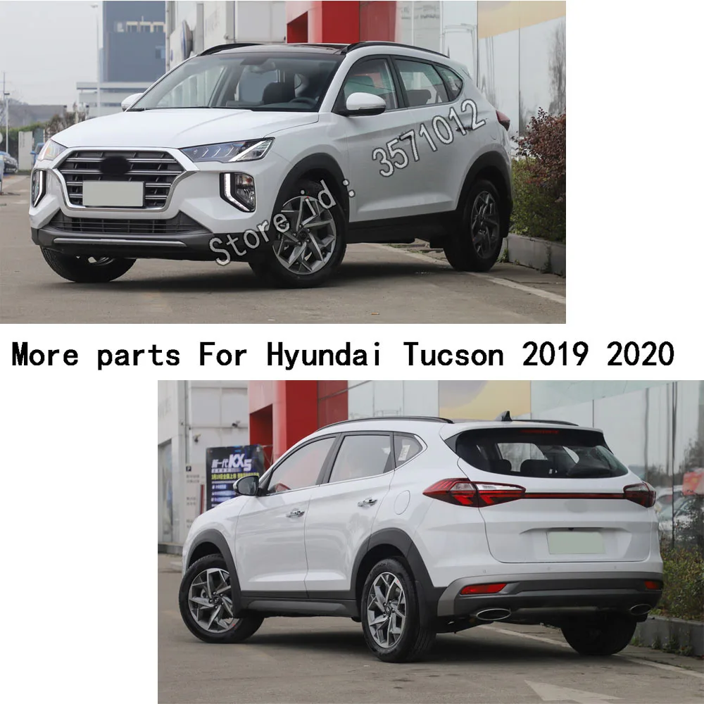 

For Hyundai Tucson 2019 2020 Car Sticker Styling Handrail Armrest Door Window Glass Switch Panel Trim Frame 4pcs