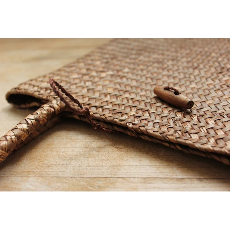 Kissyenia Women Straw Knitted Beach Bags Bohemia Bali Handmade Wicker Woven Summer Tote Rattan Shoulder KS1212 | Багаж и сумки
