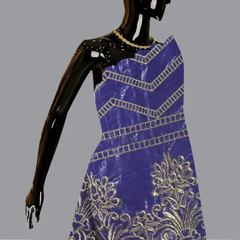 2017 Новая Мода Африканский Базен Riche Getzner Кружево Ткань высокое качество Вышивка 2