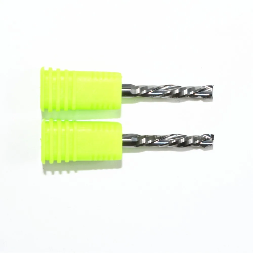 4 мм* 22mm-Up& Down Cut-2 твердокарбидные стержни ЧПУ концевая фреза, вольфрамовое сверло резак, Концевая фреза для деревообработки, древесный инструмент, составное долото