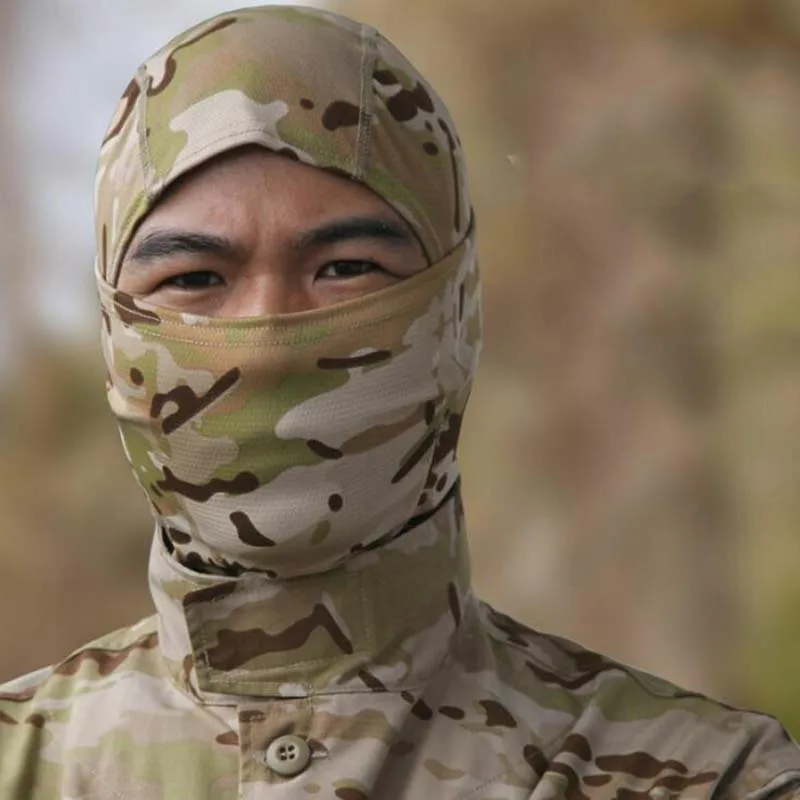 Маскировка CP камуфляжная маска на все лицо Балаклава Wargame Велоспорт охота армейский велосипед военный шлем лайнер тактический страйкбол Кепка