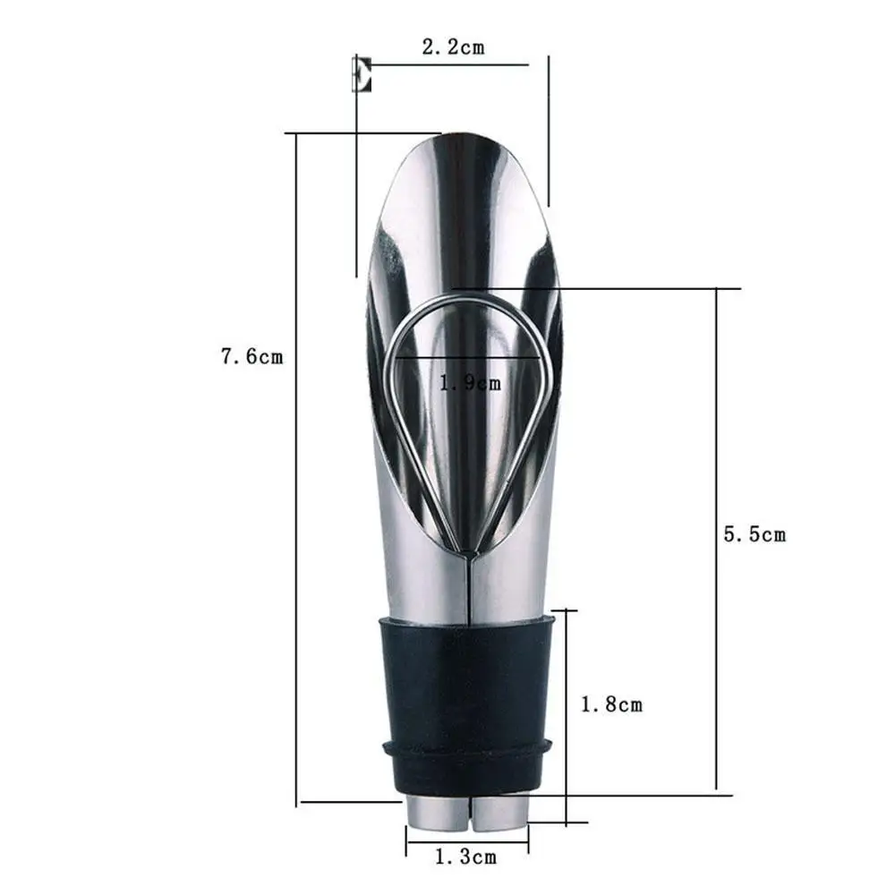Новинка 2019 нержавеющая сталь Pourer + пробка поток бутылки вина выливной Носик