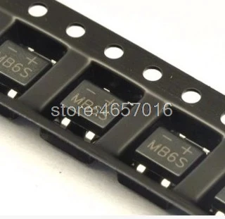 100 шт. MB6S MB6F MB10S MB10F MB6M MB10M DIP SMD выпрямительный мост|Детали и аксессуары для