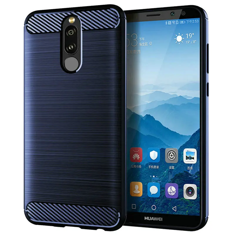 Анти-телефон с распознаванием отпечатка пальца чехол для Huawei Mate 10 Lite RNE-L01 RNE-L02 RNE-L21