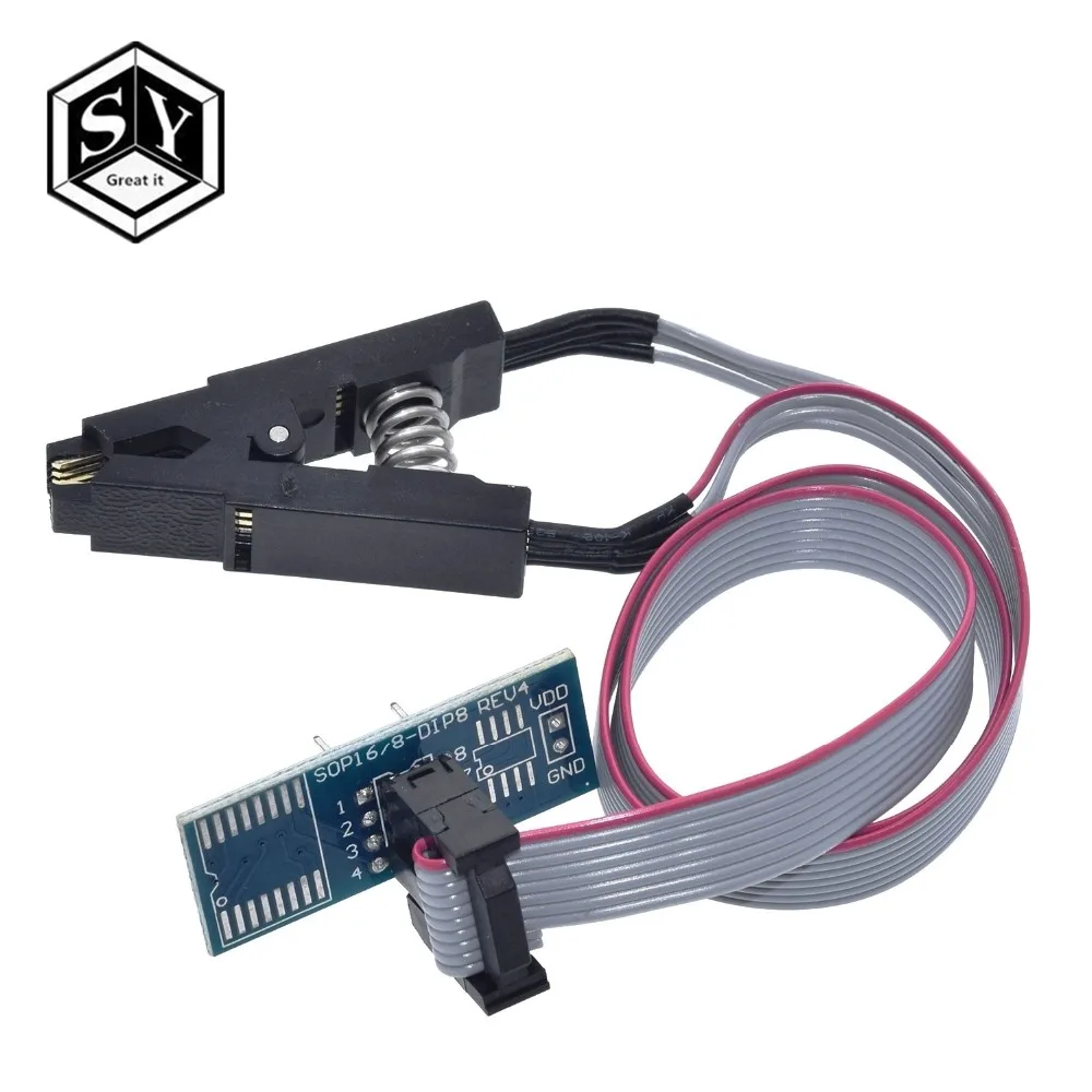 1 шт. отличная умная электроника CH340 CH340G CH341 CH341A 24 25 серия EEPROM флэш-память биос USB программатор с программным обеспечением и Драйвером