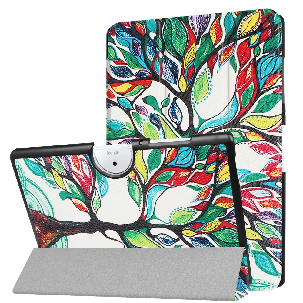 Ультратонкий защитный чехол из искусственной кожи с магнитной подставкой для