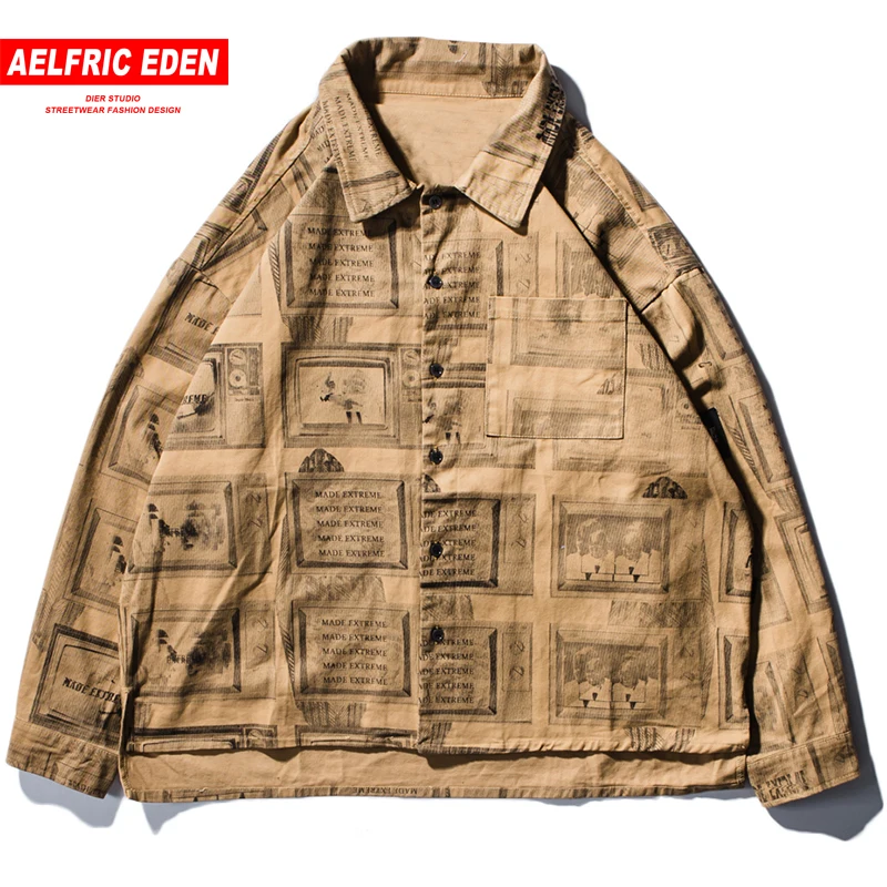 Мужские Винтажные тактические куртки aelfrec Eden куртка бомбер в стиле хип хоп с 3d