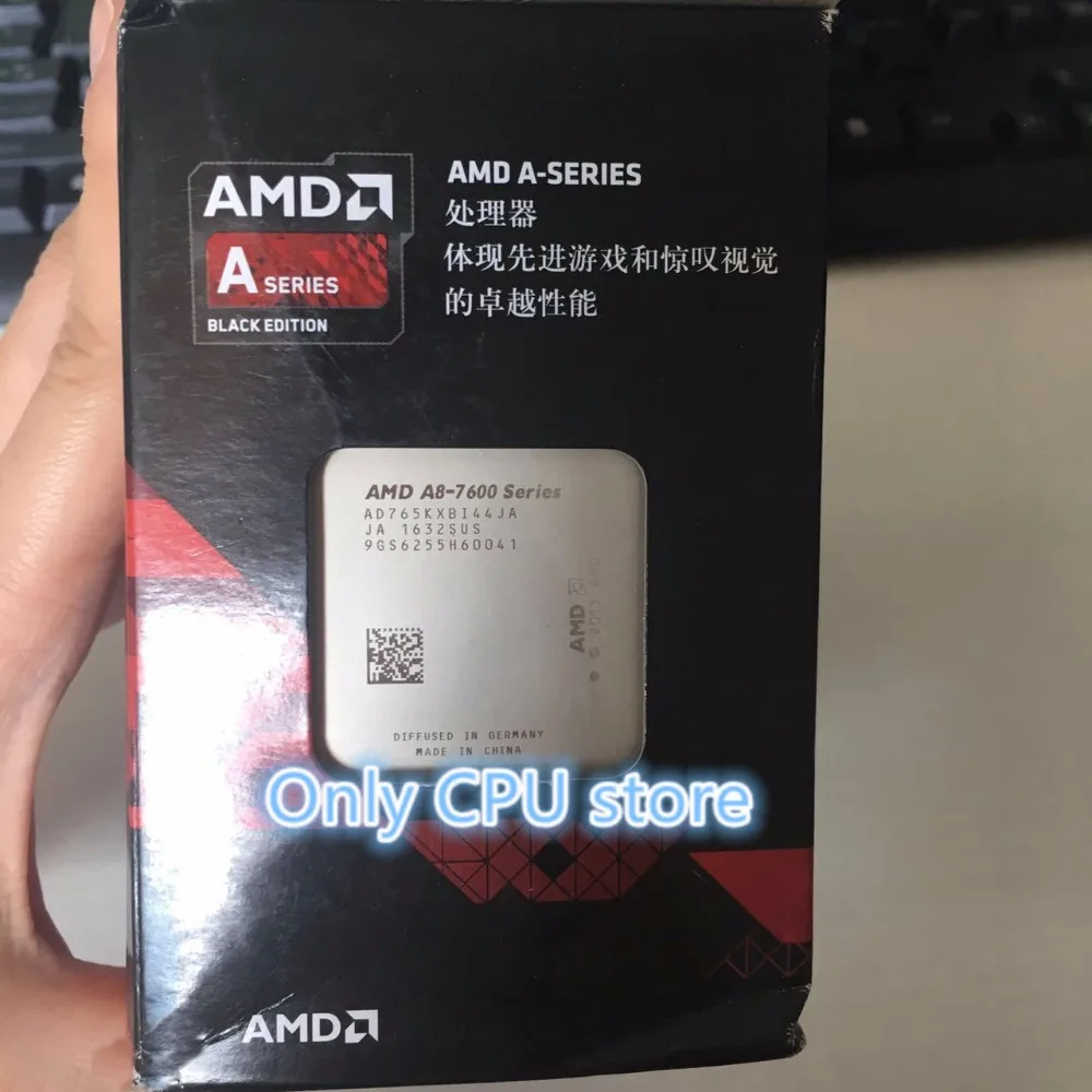 AMD A8-Series A8-7650K A8 7650 K FM2+ APU Quad-Core Процессор работает должным образом настольный процессор