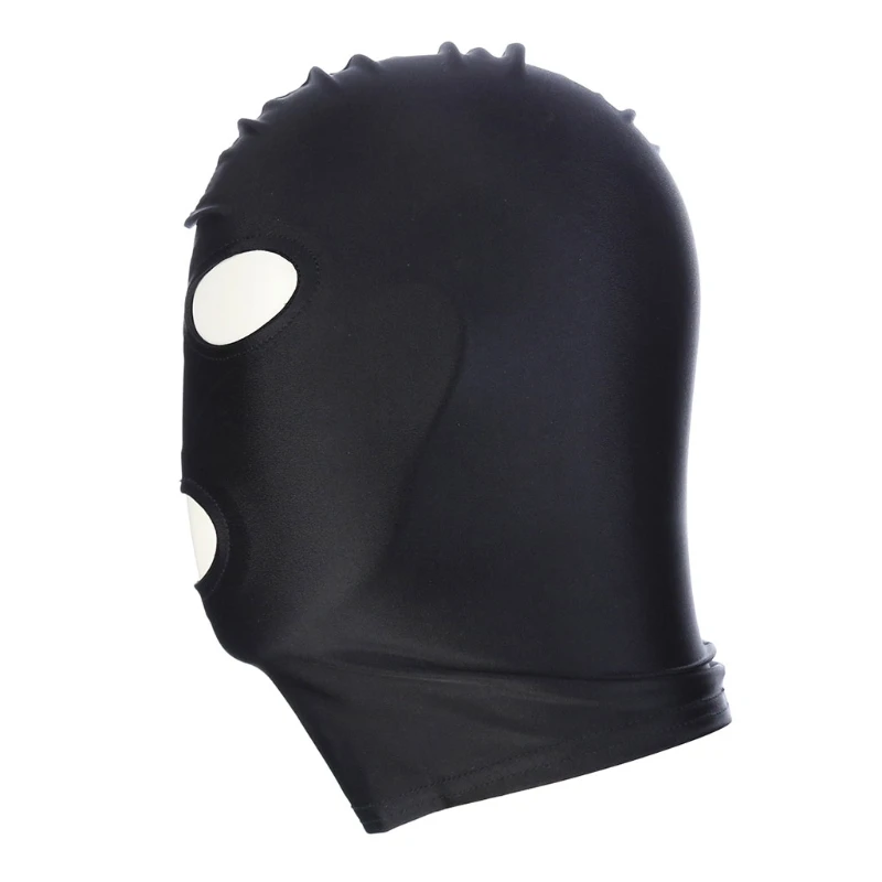 Morease 4 стиль ФЕТИШ УНИСЕКС капюшон БДСМ маска черный рот глаз Slave Hood секс-игрушки