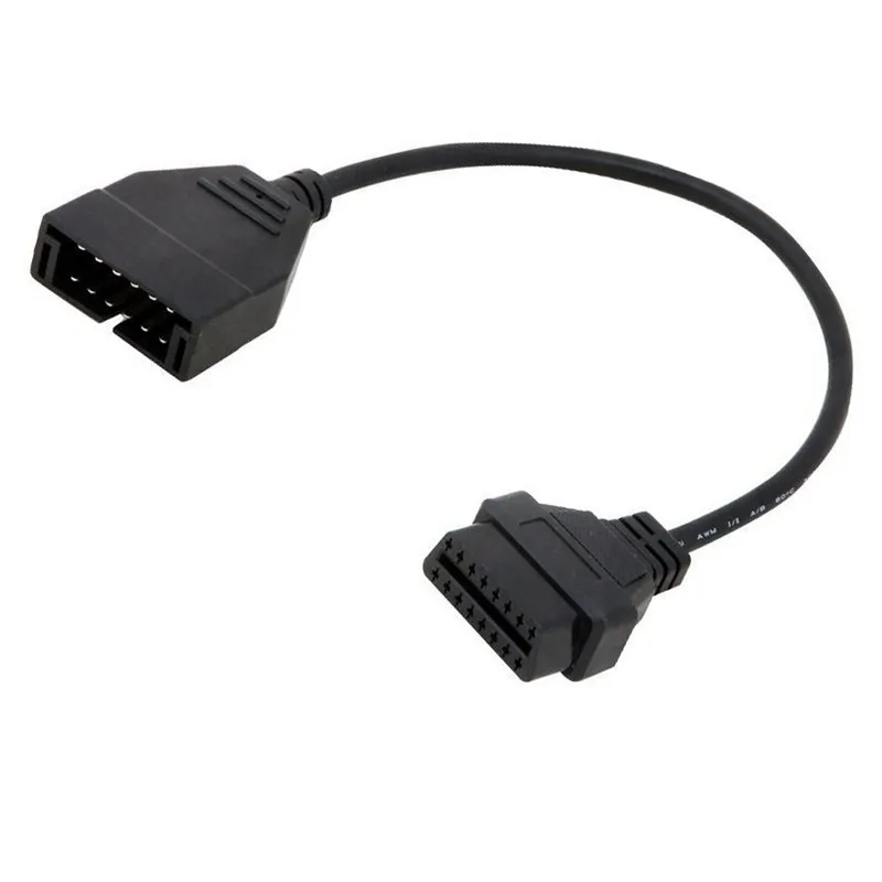 Кабель OBD2 для GM Daewoo переходник с 12 на 16 контактов кабель Daewoo|obd2 cable|obd2 connector16 pin obd2 |