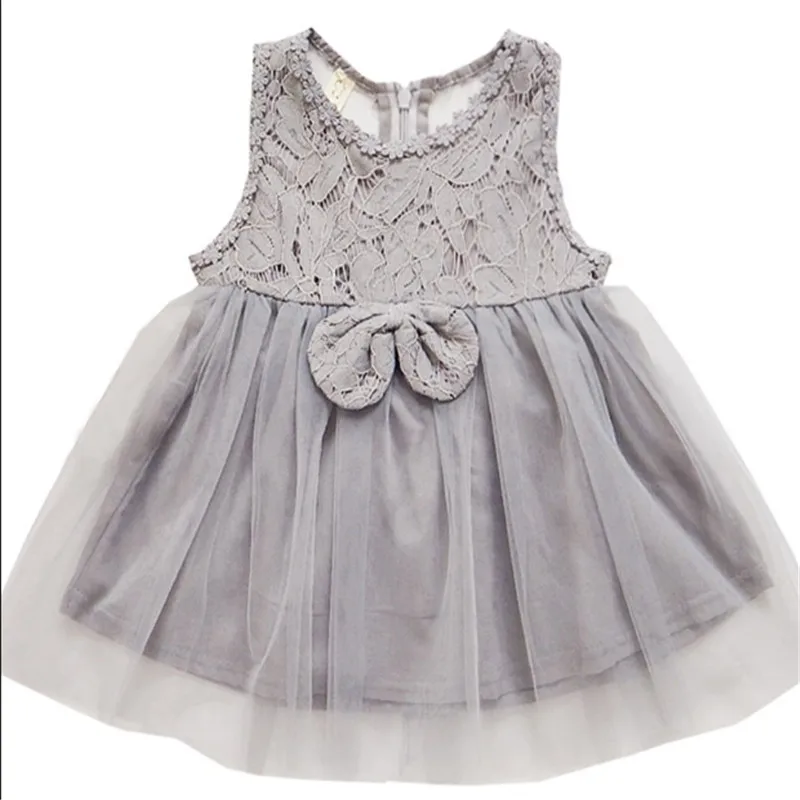 Baby Girls Dresses 1 Birthday Party Clothing Patchwork Kids Princess Dress For Sleeveless Vestidos 0-4 Yrs | Детская одежда и