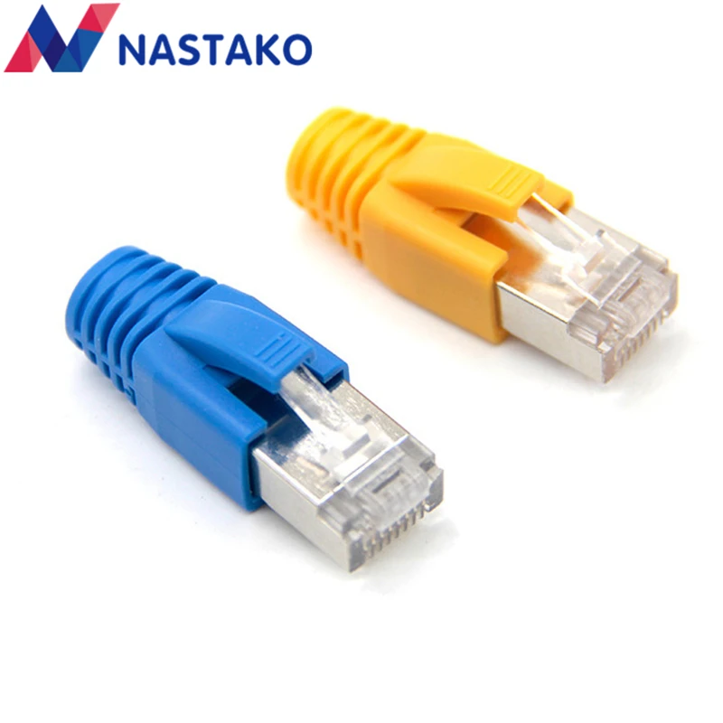 Красочный Cat7 RJ45 разъем крышка s разъемы для сетевого кабеля Ethernet сброс натяжения