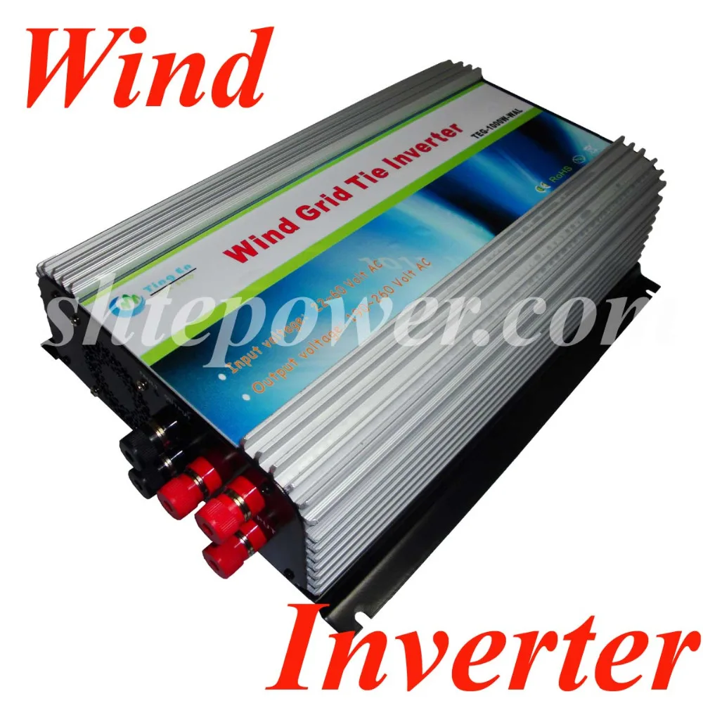 1000 Вт на сетке галстук инвертор переменного тока 22V ~ 60V 45 90v к AC 190V 260V с регулятором