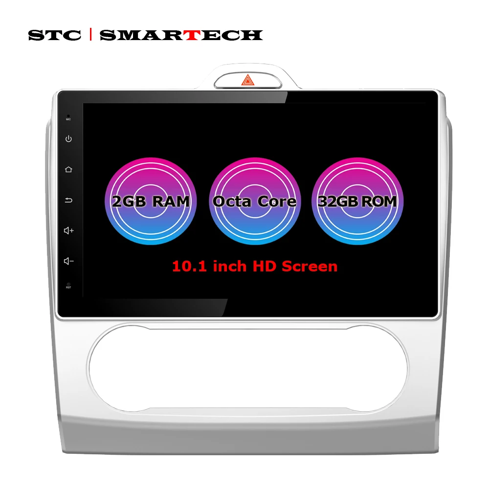 SMARTECH 2 Din Android 8 1 OS автомобильная аудио радио GPS система для Ford Focus2 Focus 2008 2011