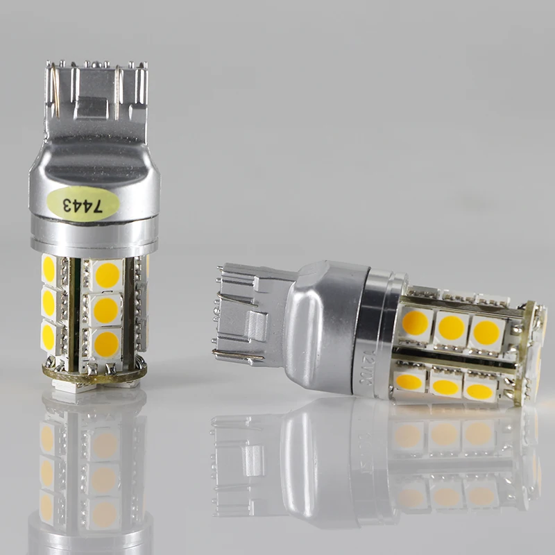 Viewi 4X LEDBack UP задний фонарь T20 7440 7443 w21/5 w 3W авто грузовик Автомобильная Тормозная