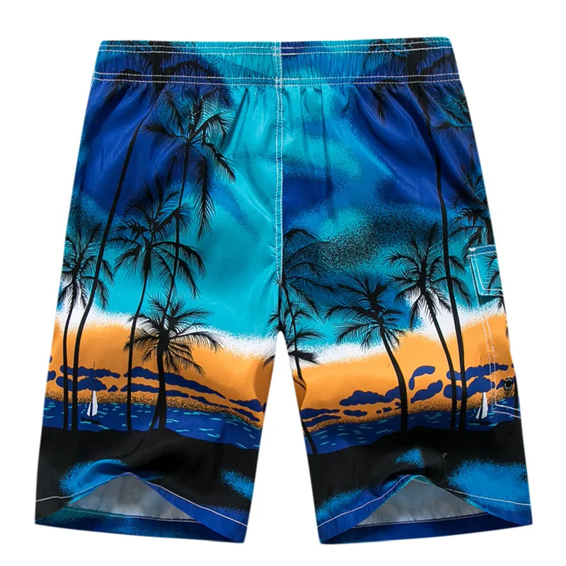 Мужские пляжные шорты M-6XL быстросохнущие для плавания Пляжные бермуды серфинг | - Фото №1