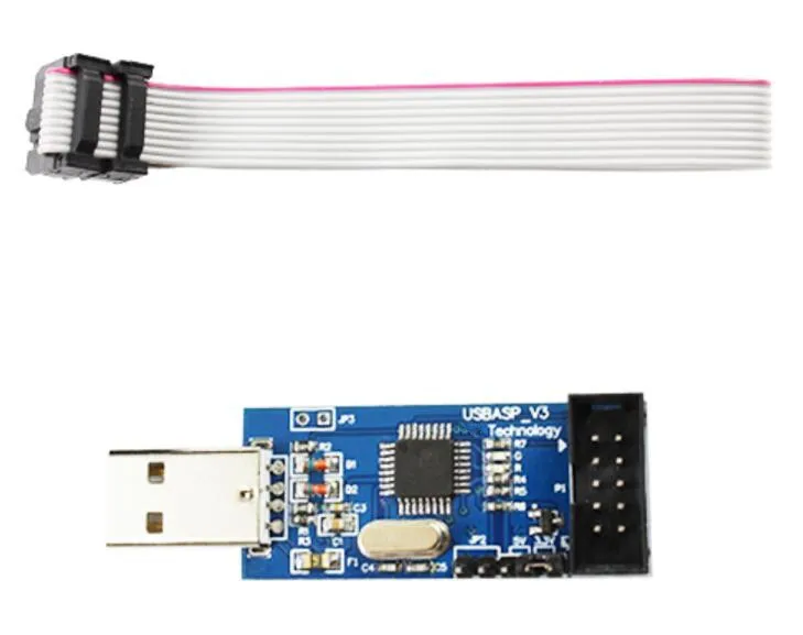 USBASP загрузчик-загрузчик ISP 51 AVR программатор V3 новый | Электронные компоненты и