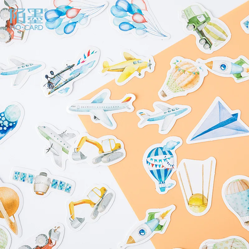 46 шт./лот мини бумажная наклейка для моего детства украшение Diy дневник альбом