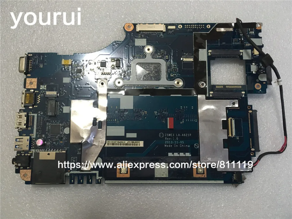 Yourui для материнская плата NBC3911001 NB.C3911.001 acer aspire E1 510 510G ноутбук Z5WE3 LA A621P DDR3|Платы