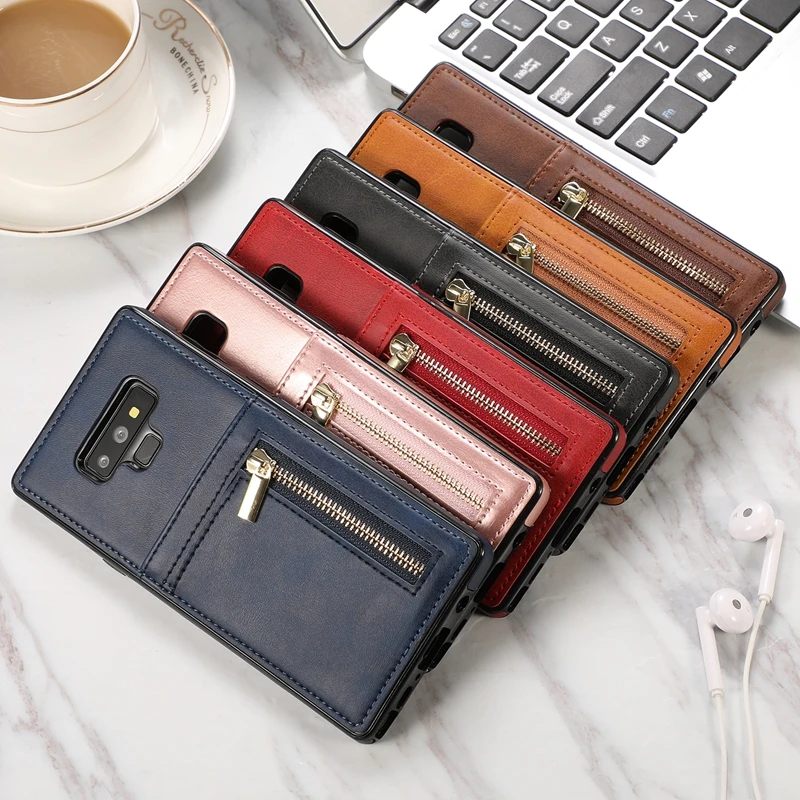 S10e PU Leather Back Case for Samsung Galaxy S7 edge S8 plus S9 Card Insert S10 Note 8 9 |