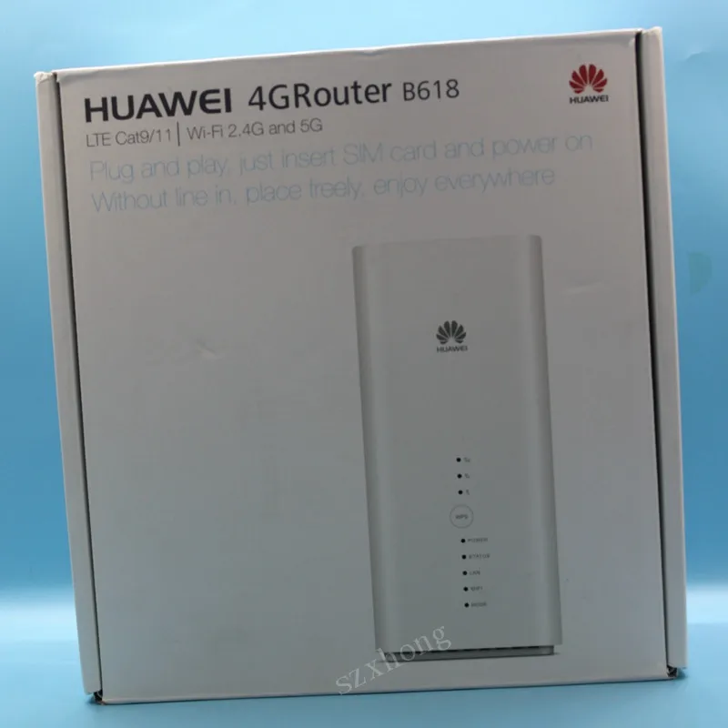 Разблокированный huawei 4G LTE маршрутизатор B618 B618s 22d с антенной 300 Мбит/с мобильный wi fi