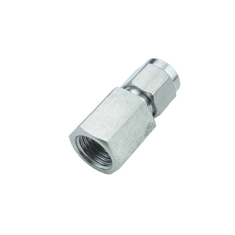 

Stainless steel 304 Double Ferrule Compression Fitting Female Connector BSP Thread Pressure Gauge Connector